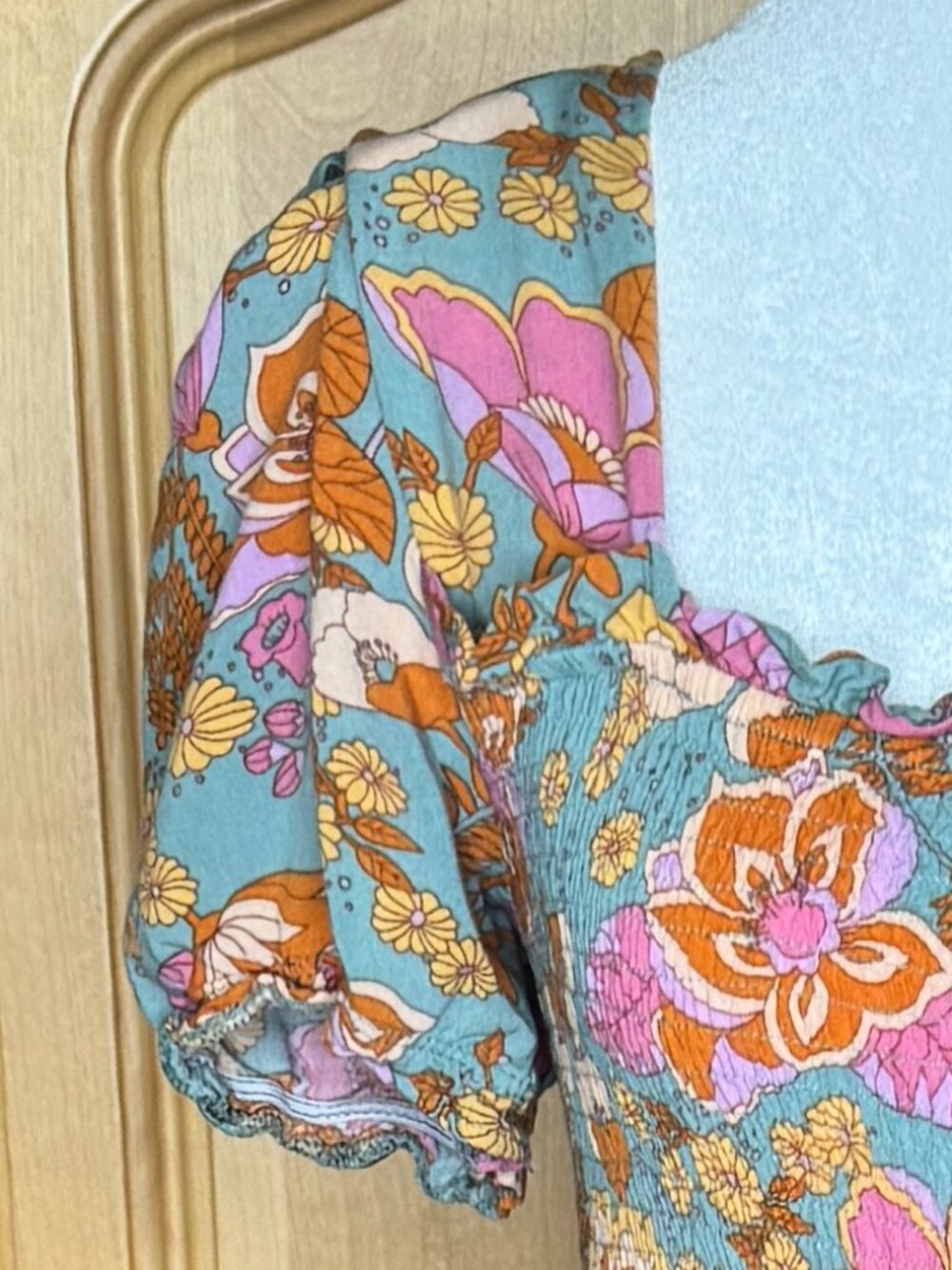 Like New, Papilion "Sage Maxi" Size L, Retro Print Maxi - Picture 5 of 10